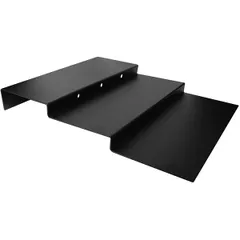 Горка фуршетная 3 ступеньки пластик ,H=9,L=75,B=60см черный