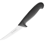 Нож для обвалки мяса сталь нерж.,пластик ,L=257/125,B=22мм черный,металлич.