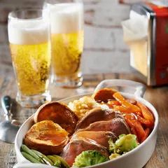 Блюдо «Бель Кузин» овальное с ручками фарфор 350мл ,H=35,L=200,B=125мм белый, изображение 2