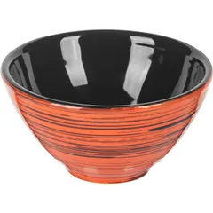 Bowl ceramics 250ml D=110,H=55mm orange.