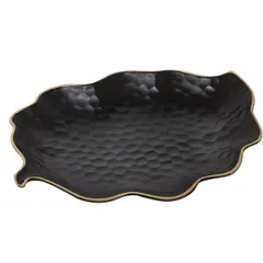 Serving dish “Kyupseli” ceramics ,L=28,B=21.5cm black