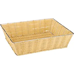 Wicker basket for bread  polyrottan , H=80, L=325, B=265mm  St. tree