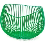 Корзина для фруктов металл ,H=16,L=23,B=20см зелен.
