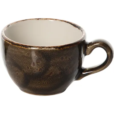 Чашка кофейная «Крафт Браун» фарфор 85мл D=65,H=50,L=85мм коричнев.