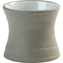 Salad bowl for compliment ceramics 150ml D=75,H=65mm white,gray