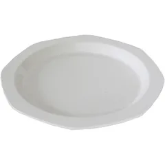 Small plate polycarbonate D=25cm white