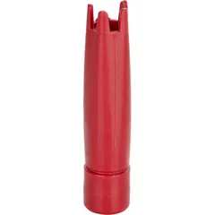 Decorator nozzle for siphon  plastic, stainless steel  D=15, L=69, B=17mm  red, metal.