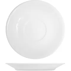 Saucer “Kunstwerk” porcelain D=135,H=18mm white