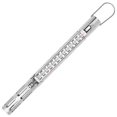 Thermometer for caramel 80-200C  steel  D=21, L=305mm  metal.