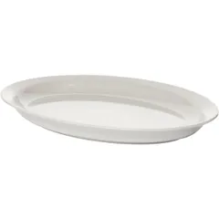 Блюдо «Америка» овальное фарфор ,H=55,L=350,B=255мм белый, изображение 2