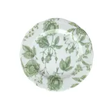 Тарелка десертная «В.Виена Роузес» фарфор D=22см белый,зелен.