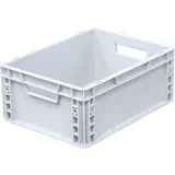 Ящик для продуктов сплошной с ручками (от 0 до +50°C) полипроп. 20л ,H=17,L=40,B=30см серый