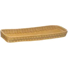 Wicker tray for baking  polyprop. , H=5, L=40, B=30cm  St. tree