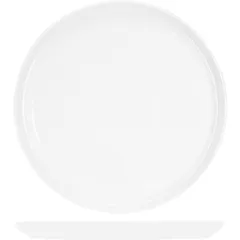 Pizza plate porcelain D=300,H=22mm white