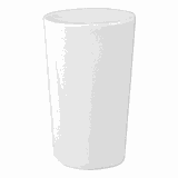 Солонка «Максим» фарфор D=47,H=77мм белый