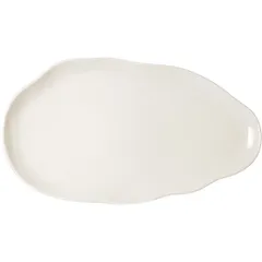 Dish “Cream Kayla” oval  porcelain , L=26cm  white