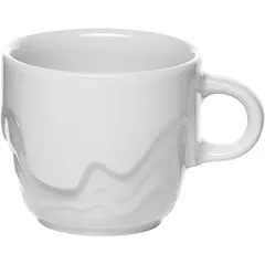 Чашка кофейная «Мелодия» фарфор 110мл D=61,H=55,B=82мм белый