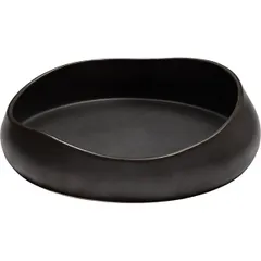 Salad bowl “Shade” ceramics 1l D=225,H=60mm black