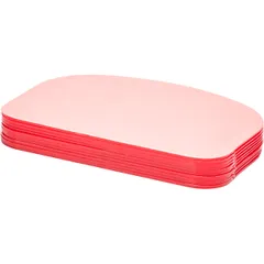 Шпатель кондитерский[10шт] пластик ,L=122,B=90мм красный