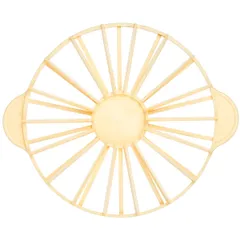 Делитель для торта на 14-18 кусков полипроп. D=265,H=25,L=325,B=265мм желт.