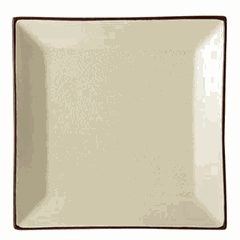 Тарелка «Сохо» квадратная керамика ,L=25,B=25см бежев.