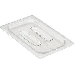 Lid for gastronorm container with handle GN 1/4  polycarbonate , L=26.5, B=16.2cm