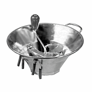Машинка для протирки пюре 3 насадки сталь нерж. D=31,H=15,L=32,B=31см металлич.