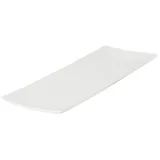 Блюдо сервировочное «Кассиопея» прямоугольное узкое фарфор ,L=205,B=75мм белый