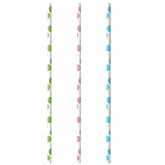 Tubes without bend[25pcs] paper D=6,L=200mm multi-colored