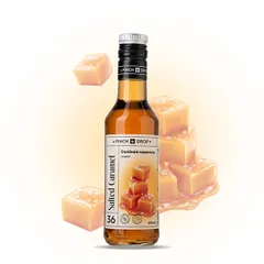 Syrup “Salted Caramel” Pinch&Drop glass 250ml D=54,H=202mm