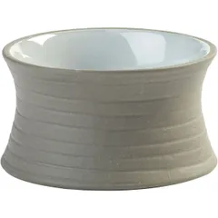 Salad bowl for compliment ceramics D=9,H=4cm white,gray