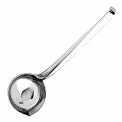 Ladle stainless steel ,L=25.5cm metal.