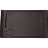 Блюдо для подачи «Базальт» керамика ,H=20,L=395,B=240мм черный