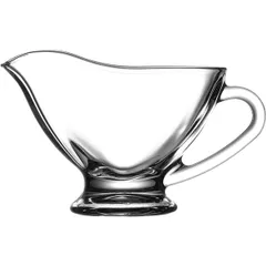 Sauce boat “Basic” glass 170ml ,H=90,L=145,B=65mm clear.