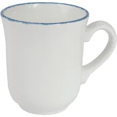 Mug “Blue Dapple” porcelain 300ml D=85,H=100,L=115mm white,blue