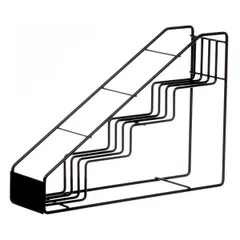 Подставка для бутылок сталь ,H=30,L=42,B=11см черный