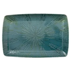 Блюдо «Фьюжн Блю&Грэй» прямоугольное фарфор ,L=35,B=22см голуб.