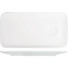 Блюдце прямоугольное фарфор ,L=28,B=14,5см белый