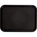 Поднос прямоугольный пластик ,H=2,L=41,B=30см черный