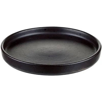Тарелка «Оникс» с бортом керамика D=20см черный, Диаметр (мм): 200, изображение 3