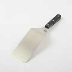 Лопатка кухонная изогнутая сталь нерж.,полиоксиметилен ,H=1,2,L=308,B=75мм металлич.,черный, изображение 3