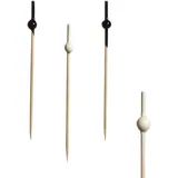 Шпажки для канапе L=10см[100шт] дерево ,H=120,L=100,B=35мм черный,белый