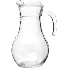 “Bistro” jug with lid  glass  1.8 l  D=10, H=25.4 cm  clear.