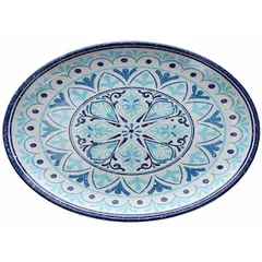 Dish “Sefalu” oval plastic ,H=30,L=355,B=255mm blue,blue