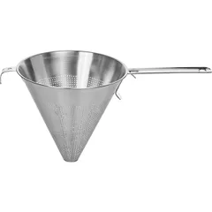 Chinese colander  stainless steel  D=20, H=19, L=41 cm  metal.