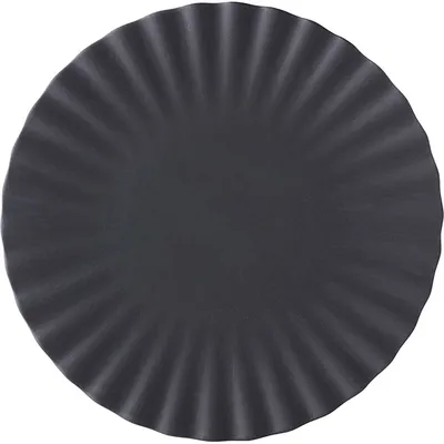 Тарелка «Пекое» керамика D=17,H=2см черный