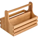 Подставка для мельниц для специй бук ,H=18,L=24,5,B=16,5см св. дерево