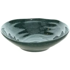 Тарелка глубокая «Органика Грин» фарфор 1,18л D=24,H=7см зелен., изображение 2