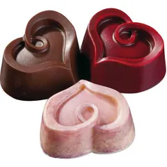 Mold for chocolate “Hearts”[30pcs] polycarbonate ,H=18,L=25,B=30mm