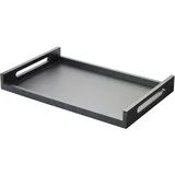 Поднос для подачи прямоугольный бук ,H=7,L=60,B=40см черный